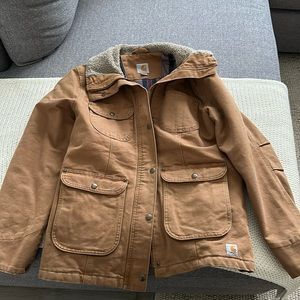 Women’s Carhartt Utility Jacket (brown)